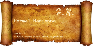 Hermel Marianna névjegykártya